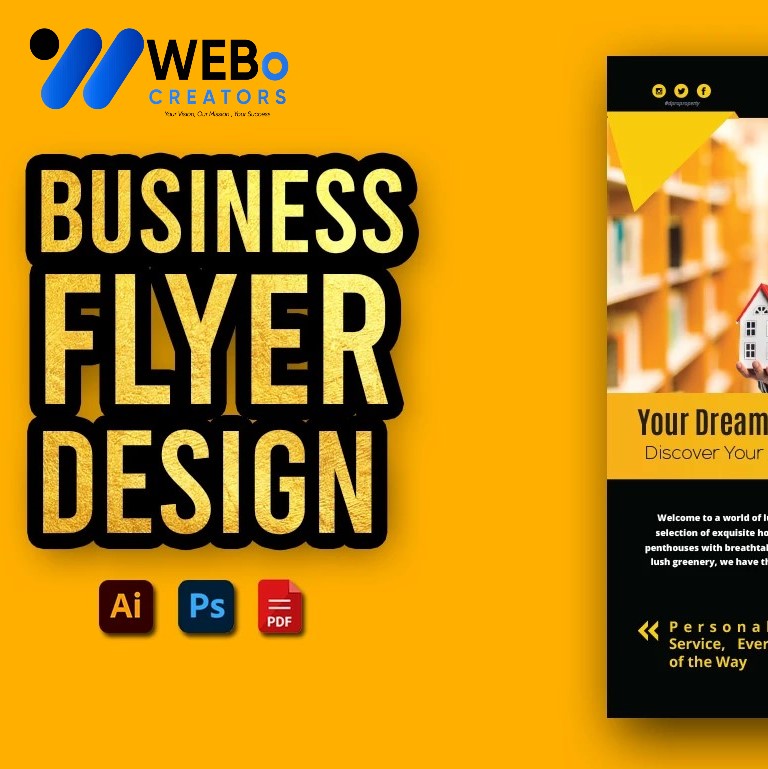 Creative Flyer Design for Moving Company in Alaska | Flyer for Removals Services