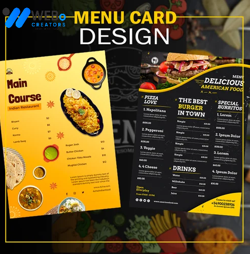 Restaurant digital menu board Alaska menu printing services online food menu design 2026