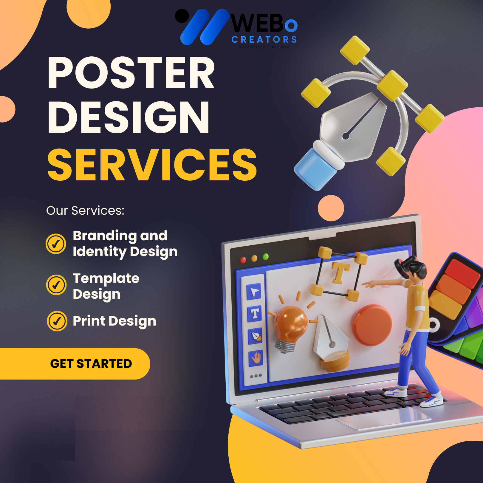 Poster Design Service | Get Powerful Advertising Poster in Alaska for Business and Events