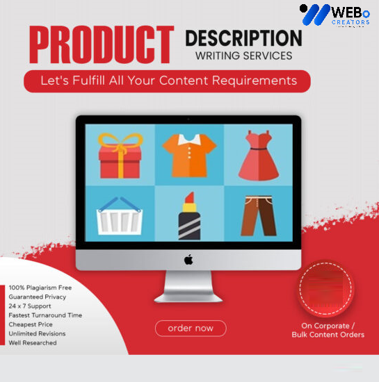 Product Description Writing Services | Best Digital Marketing Agency | Web Design in Alaska for online stores